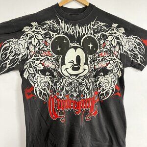 NWOT Civil Regime- METAL MICKEY AMERICAN CLASSIC OVERSIZED TEE IN VINTAGE ASHES